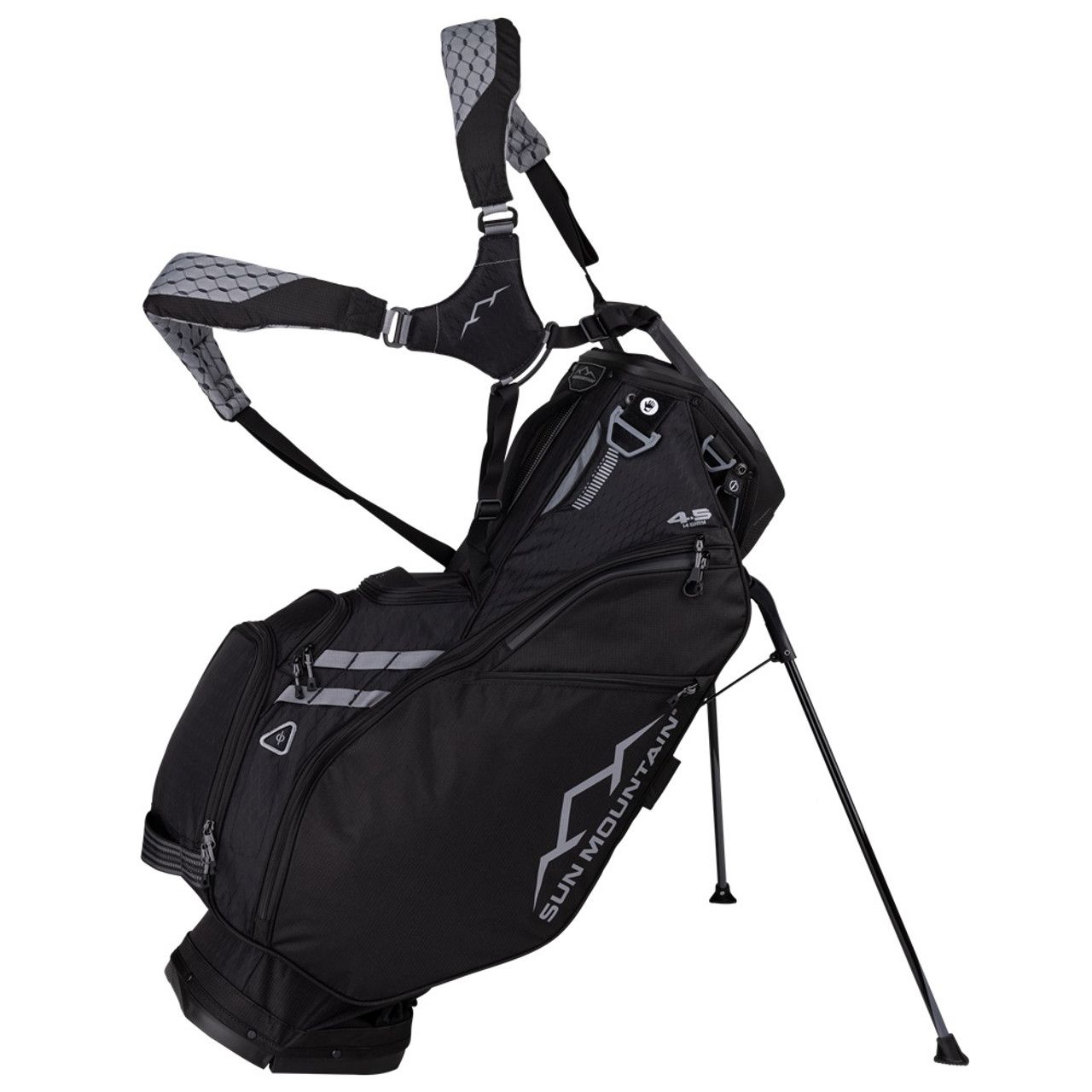 

Sun Mountain 4.5 LS VLO Stand Bag - 2025, Black;navy;black/steel/red;black/white;nickel/cadet/rust;navy/topo