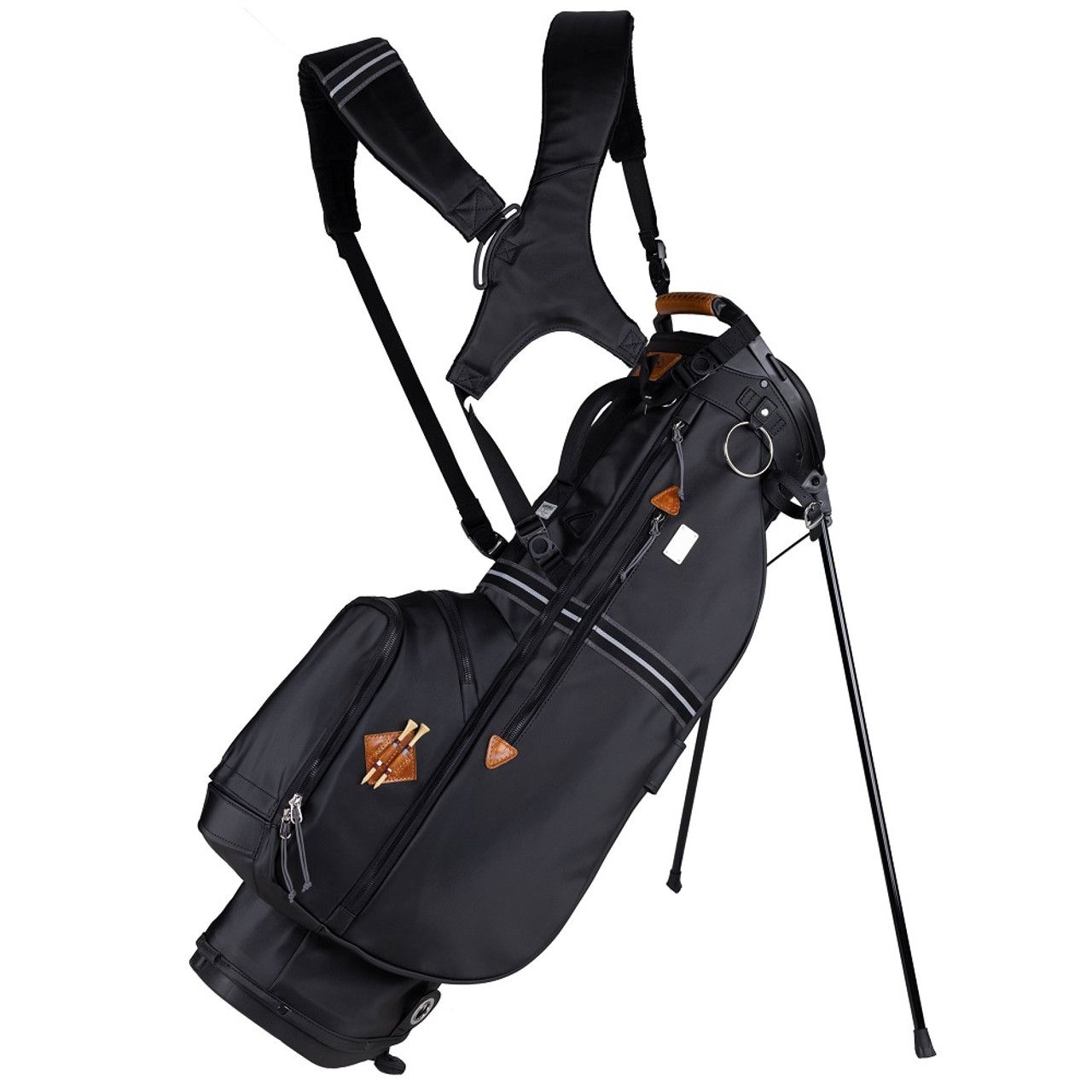 

Sun Mountain Mid Stripe 14-Way Stand Bag - 2024, Black;white/cadet/brick