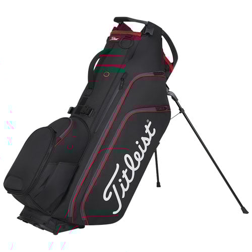 

Titleist Hybrid 14 Stand Bag -2025, Black/black/red;navy/marble