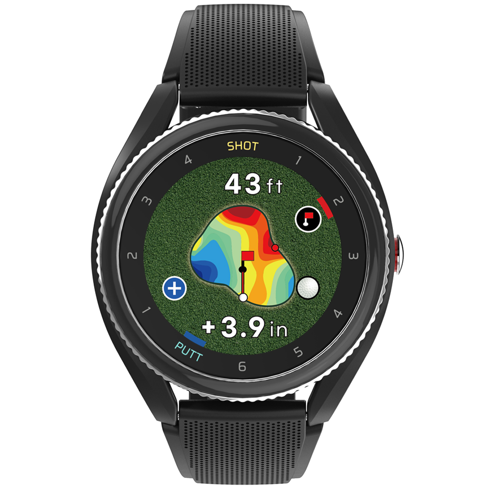 

Voice Caddie T9 Golf GPS Watch W/ Green Undulation, Black;grey