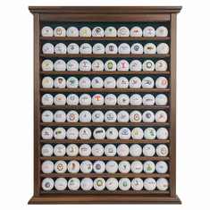 100 Golf Ball Display Rack - Walnut