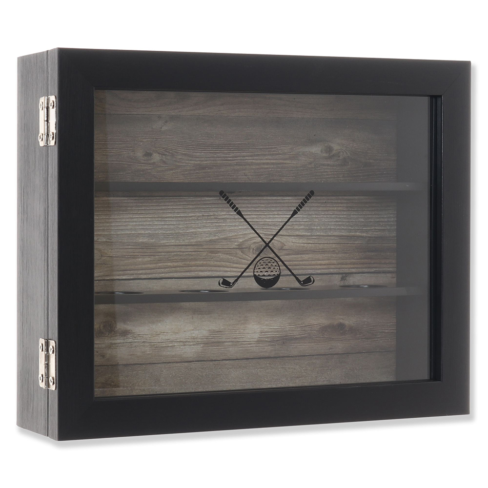 12 Golf Ball Shadow Box Display Case