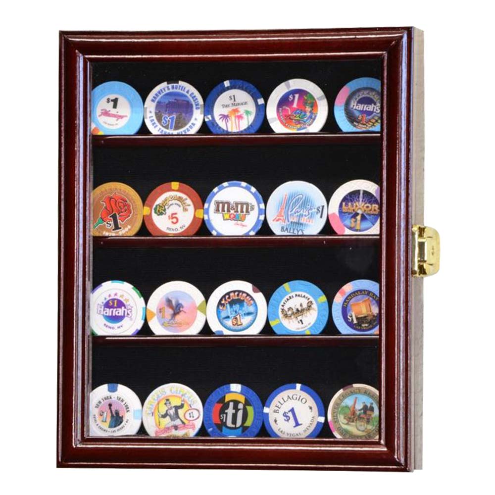 16 Poker Chip Display