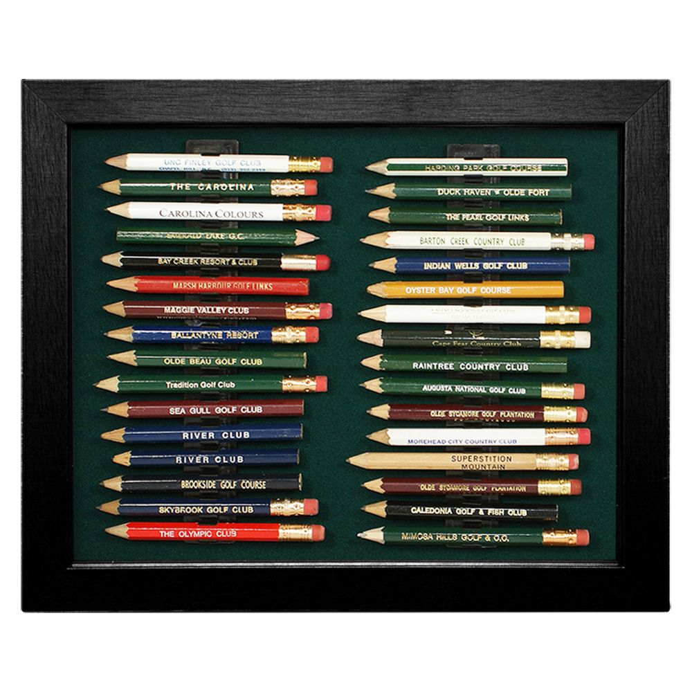 32 Golf Pencil Display Case Black/Green