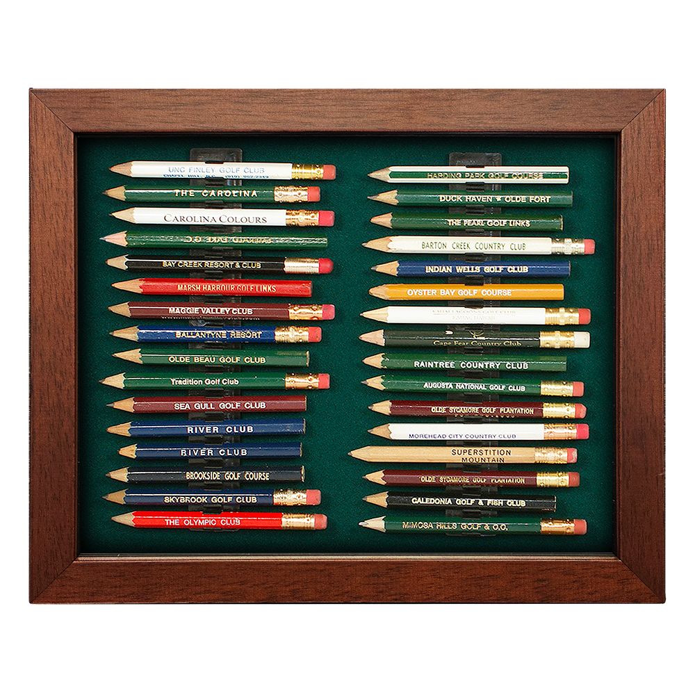 32 Golf Pencil Display Case Cherry