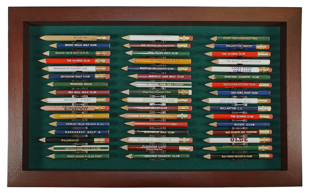 48 Golf Pencil Display Case Cherry