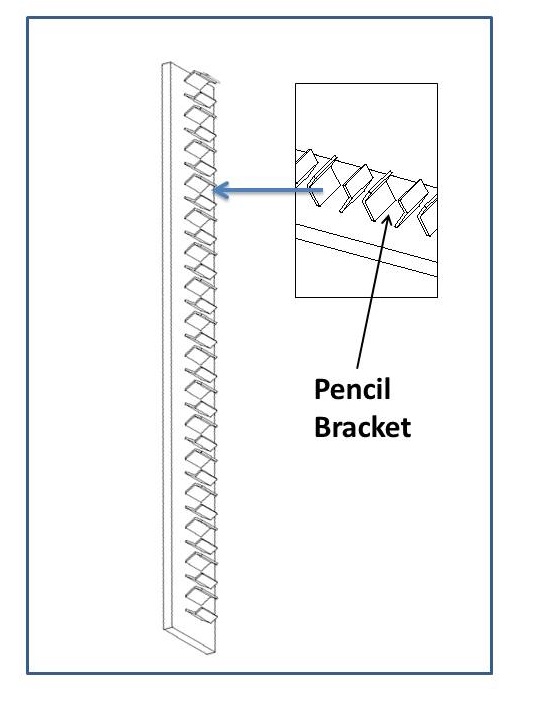 48 Golf Pencil Display Case Cherry