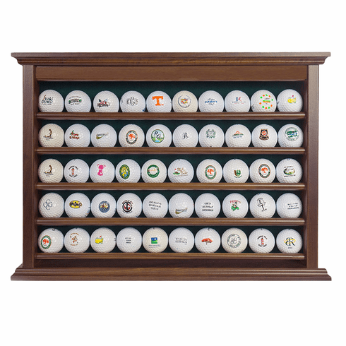 50 Golf Ball Display Rack - Walnut