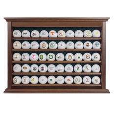 50 Golf Ball Display Rack - Walnut