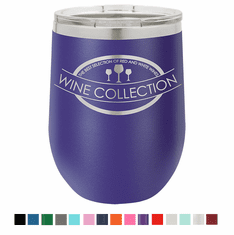 Custom Stainless Steel Stemless Wine Glass