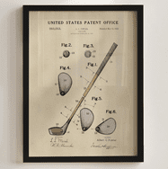Golf Patent Prints