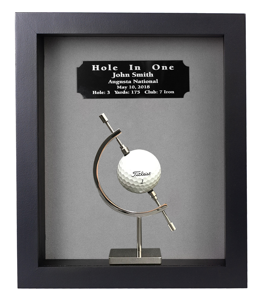 HoleInOne Shadow Box with CaliperBlack