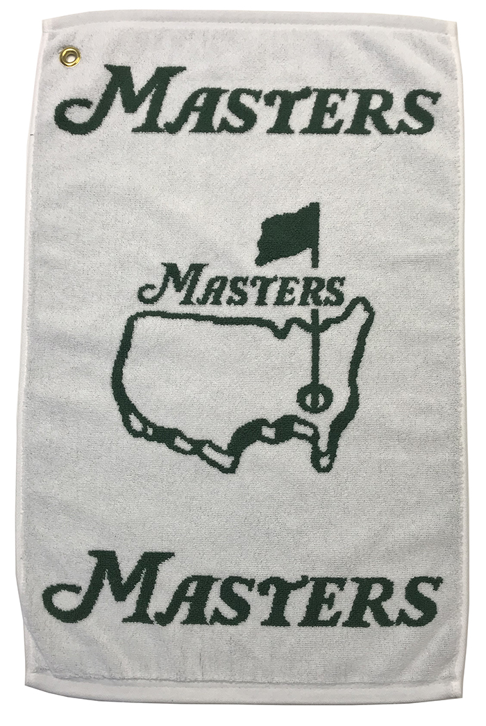 Masters White Golf Towel