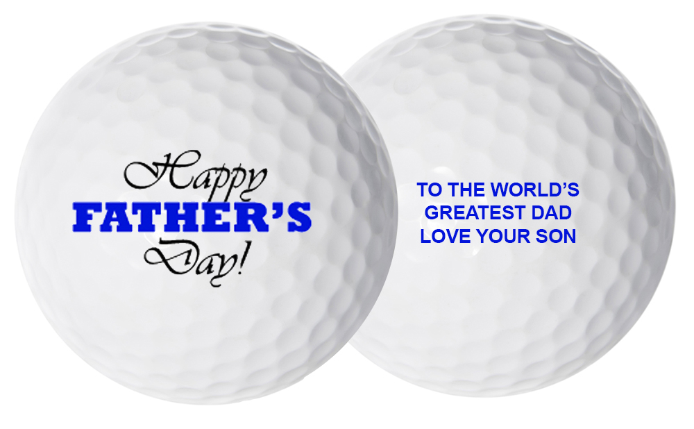 Personalized Father's Day Golf Balls