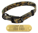 Realtree Max 5 Camo 2-ply Nylon D-End Dog Collar