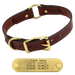 1 in. Mendota Hunt Dog Leather O-Ring Safety Dog Collar
