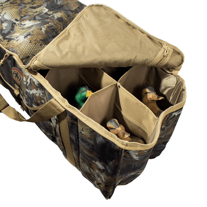 12-Slot Deluxe Duck Decoy Bag with Decoys (not included)