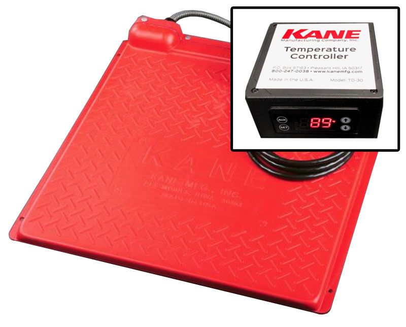 18" x 18" Kane Poly Pet Heated Mat with Integrated Digital Thermostat