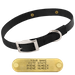 BLACK 3/4 in. OmniPet Single Ply Stitched Nylon Collar