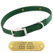 GREEN 3/4 in. OmniPet Single Ply Stitched Nylon Collar