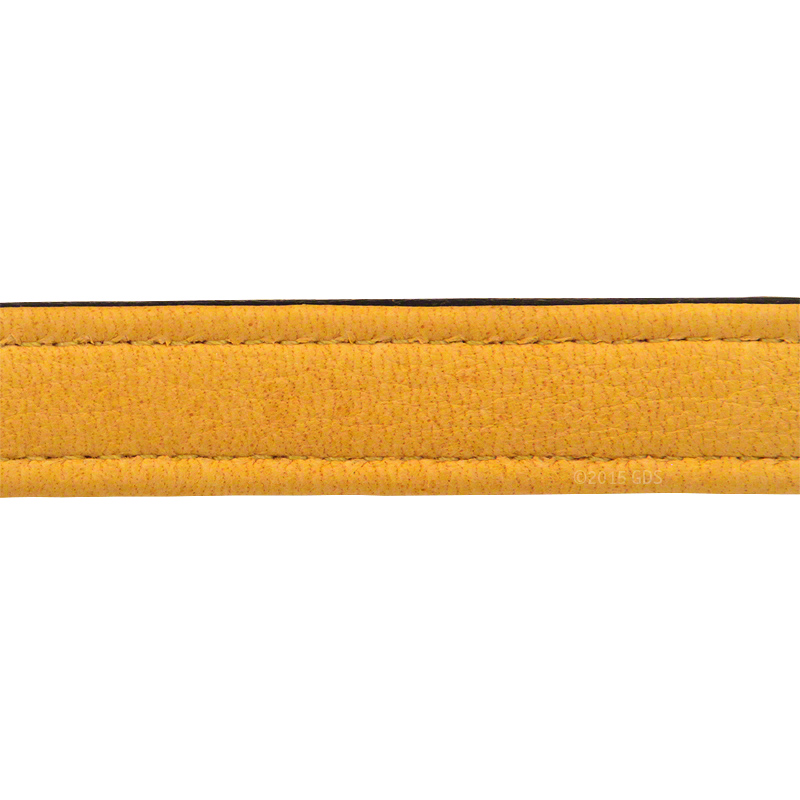 3/4 in. Deer Tan Latigo Leather Collar Inside Stitching Detail
