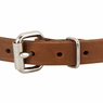 3/4 in. Leather Center Ring Puppy/Small Collar Front of Buckle Detail