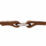 3/4 in. Leather Center Ring Puppy/Small Collar Ring Edge Detail