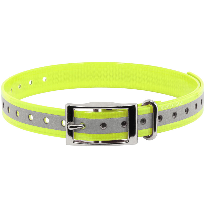 3/4 in. Yellow Reflective Collar Strap