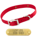 RED 3/4 in. OmniPet Single Ply Stitched Nylon Collar