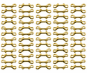 Double-End Snap -- Brass 3-11/16 in. Long -- 60 Pack