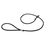 BLACK RPM 4 ft. Round Walking BioThane Slip Lead