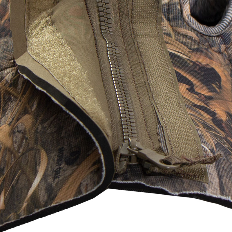 Avery Habitat Boater's Parka Vest Zipper Detail 