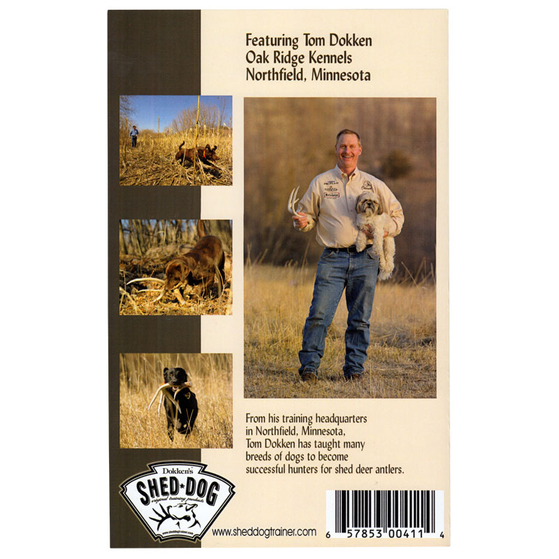 MOPIX Back Cover of Training Your Dog to Hunt for Shed Deer Antlers