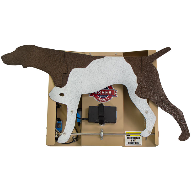 Backing Dog in Down Position