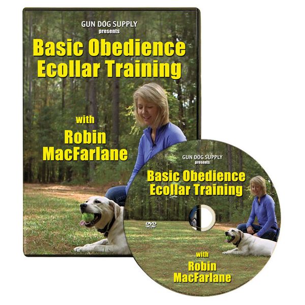 Basic Obedience Ecollar Training by Robin MacFarlane DVD Pro Dog