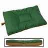 MEDIUM Bizzy Beds® Dog Bed with Zipper -- Woodlands Green / Brown Canvas Two-Tone