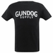BLACK Gun Dog Supply Arched Logo T-Shirt