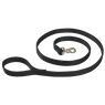 BLACK Omnipet Bravo 1 in. x 6 ft. 2-Ply Stitched Nylon Leash
