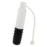 1/2 BLACK / WHITE PAC Posi-Grip Knobby Soft Plastic Dummy