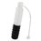 1/2 BLACK / WHITE PAC Posi-Grip Knobby Soft Plastic Dummy