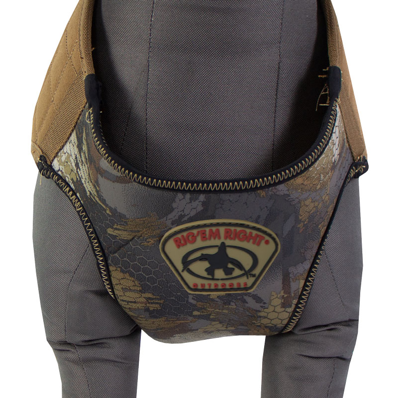 Bloodline Hunting Dog Vest Optifade Timber Front Detail