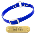 BLUE 3/4 in. O-Ring SunGlo Dog Collar