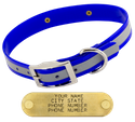BLUE 1 in. SunGlo Reflective Standard Collar