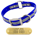 BLUE 1 in. SunGlo Reflective O-Ring Collar