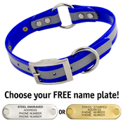  shop BLUE 1 in. SunGlo Reflective O-Ring Collar