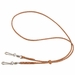 Braided Kangaroo Leather Lanyard -- Double Snap