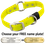 BRIGHT YELLOW BIG DAWG 1 in. Biothane O-Ring Collar