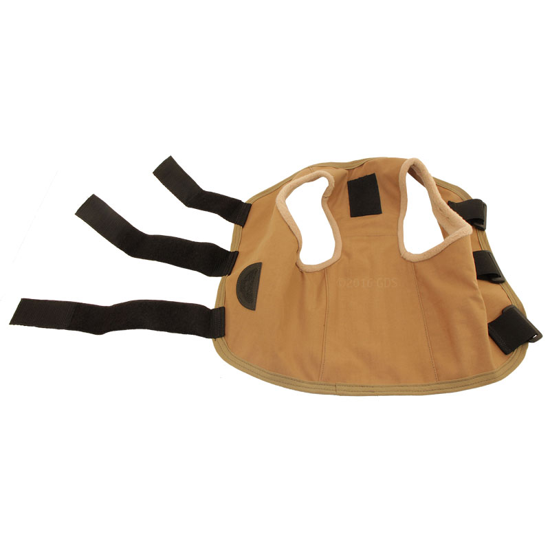 BROAD Chest Vest Laid Flat