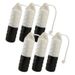 1/2 BLACK/ WHITE PAC Posi-Grip Knobby SOFT Plastic Dummy -- 6 Pack