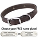 The Bull Premium 2-Ply Leather Standard Dog Collar